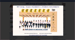 Desktop Screenshot of mitujjain.ac.in